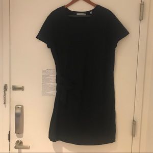 Vince black cotton dress